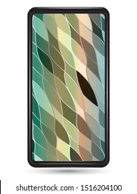 Colorful abstract liquid paint background. Modern screen vector design for mobile app