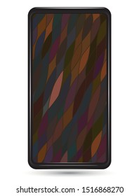 Colorful abstract liquid paint background. Autumn leaves. Modern screen vector design for mobile app