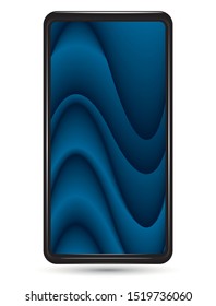 Colorful abstract liquid paint background. Modern screen vector design for mobile app