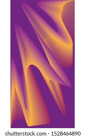 Colorful abstract liquid paint background. Modern screen vector design for mobile app