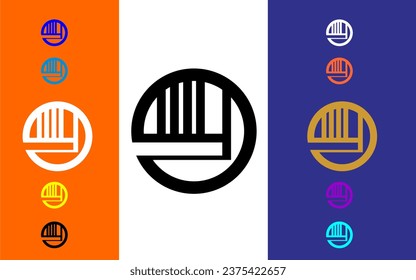 Farbiges abstraktes Logo, kreatives Designsymbol, Vektorvorlage