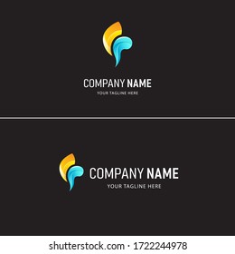Colorful Abstract Logo Design. Gradient Style Company Logo