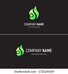 Colorful Abstract Logo Design. Gradient Style Company Logo