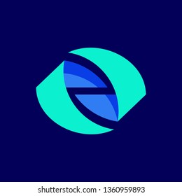 Colorful abstract logo design template