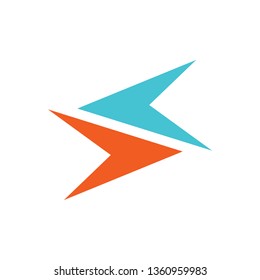 Colorful abstract logo design template