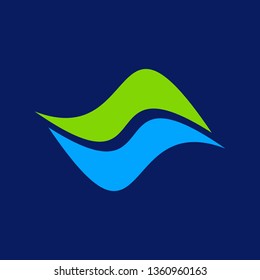 Colorful abstract logo design template
