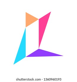 Colorful abstract logo design template