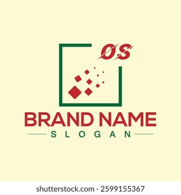 Colorful abstract logo design template