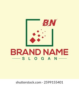 Colorful abstract logo design template
