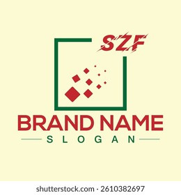 Colorful abstract logo design template