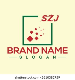 Colorful abstract logo design template