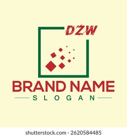 Colorful abstract logo design template