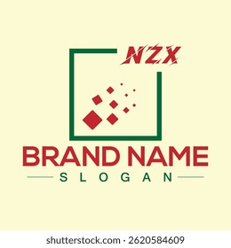 Colorful abstract logo design template