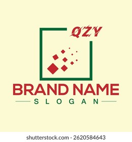 Colorful abstract logo design template