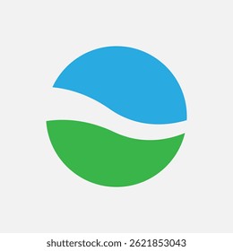 Plantilla de diseño de logotipo abstracto colorido. aislado sobre fondo blanco