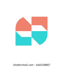 Colorful abstract logo. Icon design. Template elements - vector sign