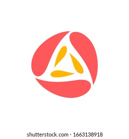 Colorful abstract logo. Icon design. Template elements - vector sign