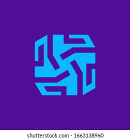 Colorful abstract logo. Icon design. Template elements - vector sign