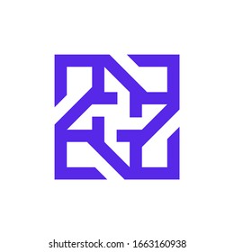 Colorful abstract logo. Icon design. Template elements - vector sign