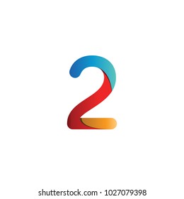 Colorful abstract logo and icon template number 2