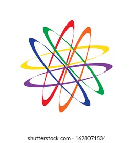 colorful abstract logo vector art design for your business or activities