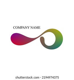 Colorful abstract logo vector illustration