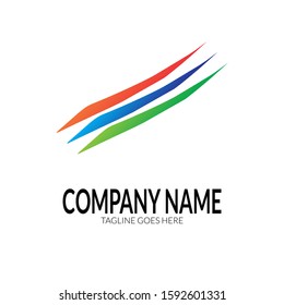 colorful abstract logo web icon illustration. Designed to show variations of different ideas but still in the same formation. suitable for business, company and others activities