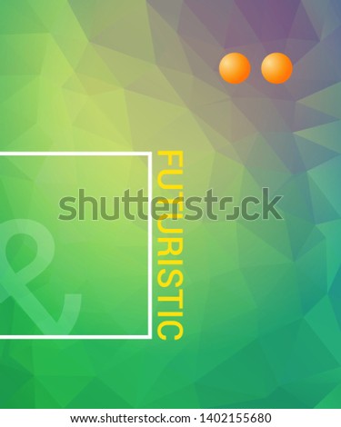Colorful abstract low poly decoration. Geometric vector background. Modern and futuristic.