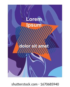 colorful abstract marble book cover