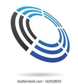 Colorful Abstract Maze Icon