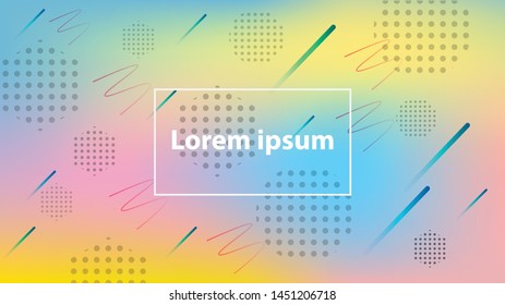 Colorful Abstract minimal dynamic background.modern template design