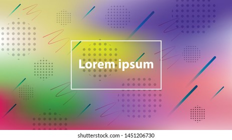 Colorful Abstract minimal dynamic background.modern template design