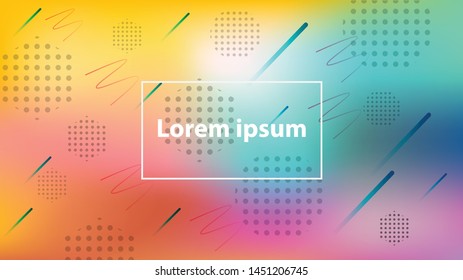 Colorful Abstract minimal dynamic background.modern template design
