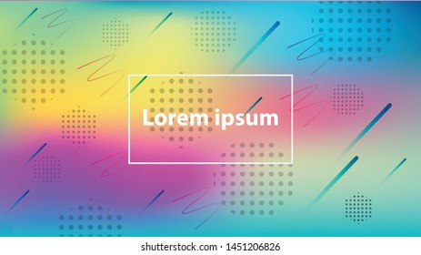 Colorful Abstract minimal dynamic background.modern template design