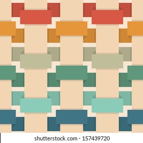 Colorful Abstract Minimal Seamless Pattern