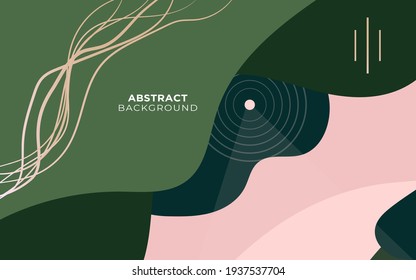 colorful abstract Minimalist aesthetic background