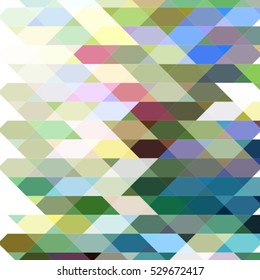 colorful abstract modern geometric pattern in the style of origami triangles, vector illustration