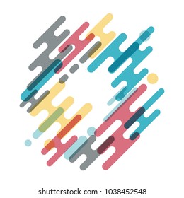 colorful abstract modern shape, vector design elements