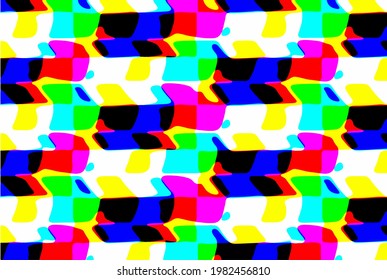 Colorful abstract modern style pattern 