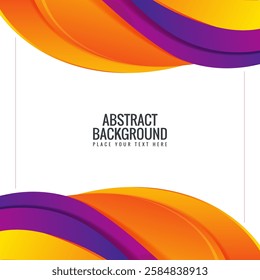 Colorful abstract modern wave background