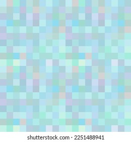 Colorful abstract mosaic back ground. Colored square pattern background. Artwork with pastel design