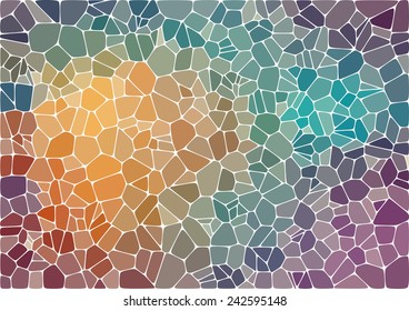 Colorful abstract mosaic background