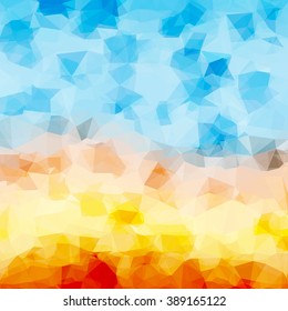 Colorful abstract  mosaic background