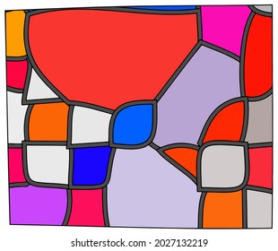 Colorful abstract  mosaic  background pattern 