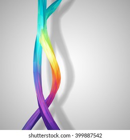 Colorful abstract  mosaic element on white background, vector eps 10 illustration