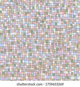 Colorful abstract mosaic. Multicolor mosaic texture. Abstract background with geometric design. Vector mosaic background. Follow other mosaic patterns in my collections.