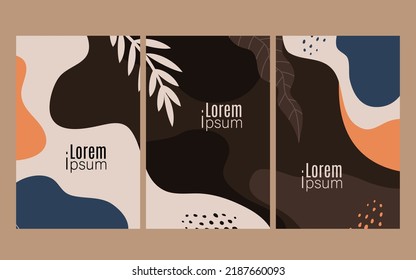 Colorful abstract nature feed stories