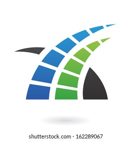 Colorful Abstract Nature Icon