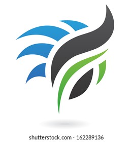 Colorful Abstract Nature Icon