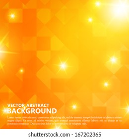Colorful abstract orange background